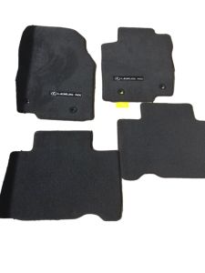 Lexus Carpet Floor Mats, Black With Silver Thread PT206-78151-22