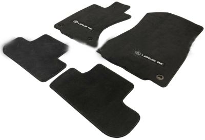 Lexus Carpet Floor Mats - Black, AWD PT208-24151-21