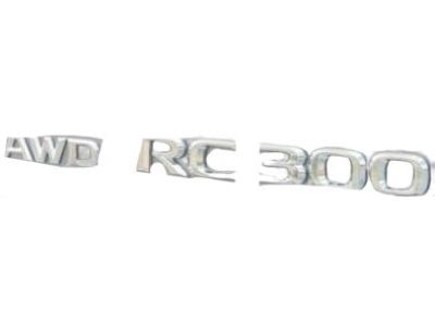 2016 Lexus RC300 Emblem - 75443-24200