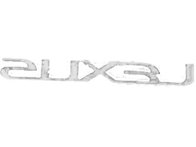 Lexus 75447-33110 Luggage Compartment Door Name Plate, No.7