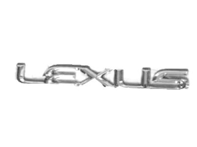 Lexus 75447-33110 Luggage Compartment Door Name Plate, No.7