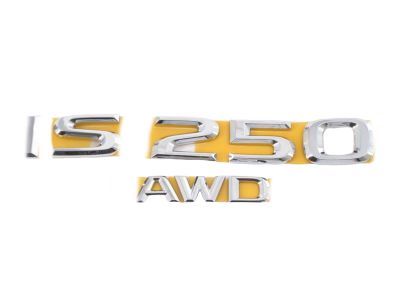 2012 Lexus IS250 Emblem - 75443-53080