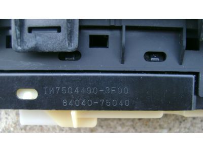 Lexus 84040-75040 Master Switch Assembly