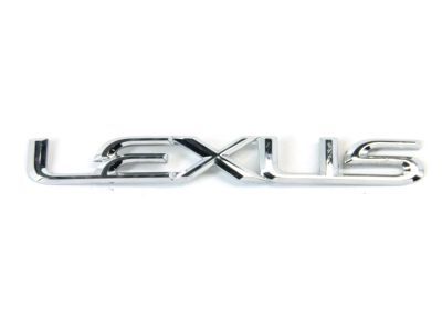 Lexus 75442-48060 Back Door Name Plate, No.2