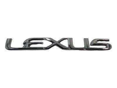 Lexus 75442-0E010 Back Door Name Plate, No.2