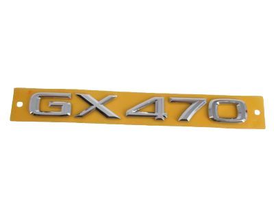 Lexus 75444-60040 Back Door Name Plate, No.4
