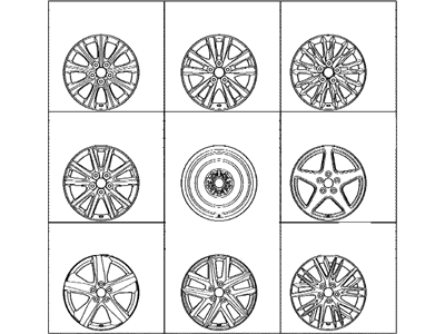 Lexus 42611-30C91 Wheel, Disc