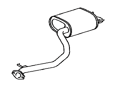 Lexus 17430-31C80 Exhaust Tail Pipe Assembly