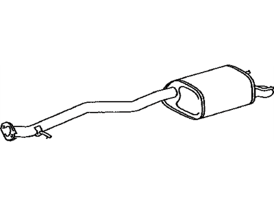 Lexus 17440-31120 Exhaust Tail Pipe Assembly, Left