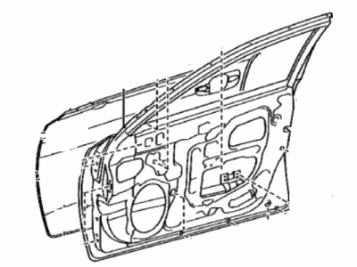 Lexus 67002-30A40 Panel Sub-Assembly, Front Door Inside