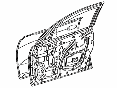 Lexus 67002-30A10 Panel Sub-Assembly, Front Door Inside