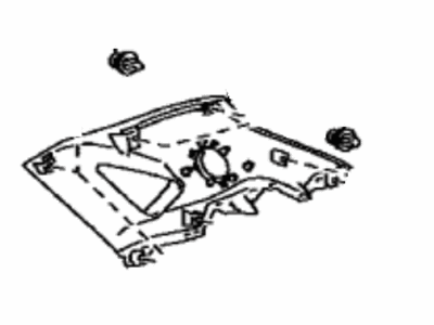 Lexus 62480-78010-A0 GARNISH Assembly, Roof Side
