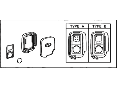 Lexus 89904-76080 Electrical Key Transmitter Sub-Assembly