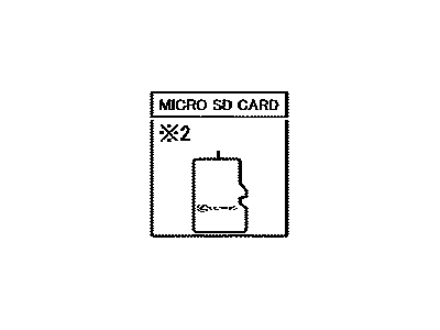 Lexus 86271-78012 Micro Sd Card