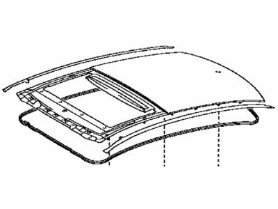 Lexus 63233-33091 Panel, Sliding Roof