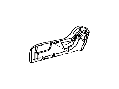 Lexus 71811-50110-C3 Shield, Front Seat Cushion