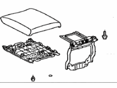 Lexus 58920-50241-B7 Rear Console Armrest Assembly