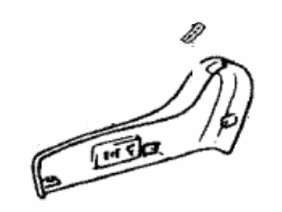 Lexus 71812-60120-A0 Shield, Front Seat Cushion, LH
