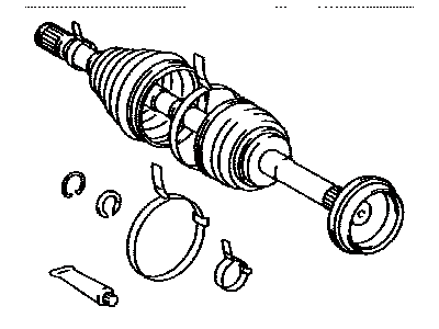 Lexus 43460-69035 Shaft Assembly,OUTBOARD