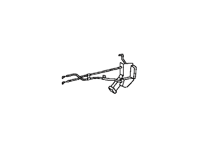 Lexus 69060-60061 Rear Door Lock Assembly, Left