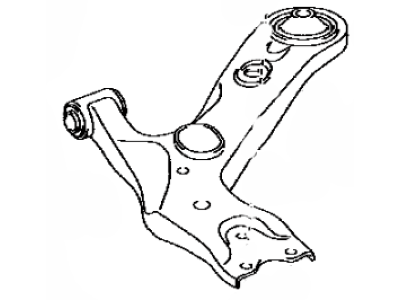 Lexus 48068-42060 Front Suspension Lower Control Arm Sub-Assembly, No.1 Right
