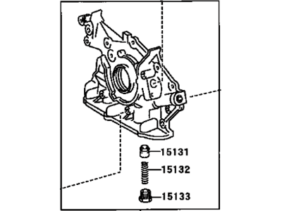 Lexus 15100-0A040 Pump Assembly, Oil