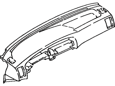 Lexus 55401-60201-E0 Pad Sub-Assy, Instrument Panel Safety