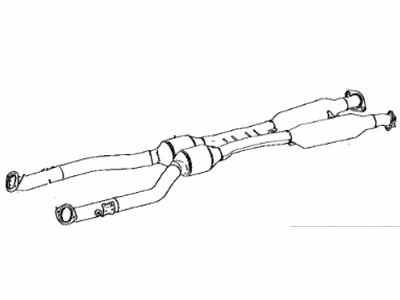 Lexus 17410-38560 Front Exhaust Pipe Assembly