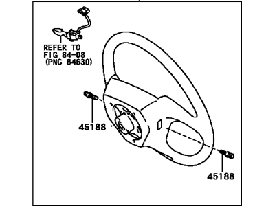 Lexus 45100-48111-E0 Steering Wheel Assembly