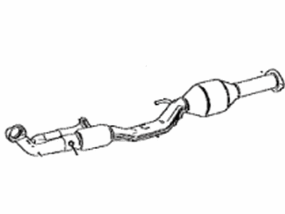 Lexus 17410-F0020 4K Miles Exhaust Pipe Assembly