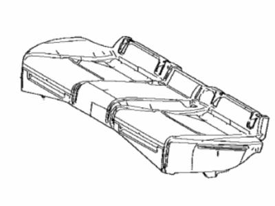 Lexus 71503-06520 Pad Sub-Assembly, RR Sea