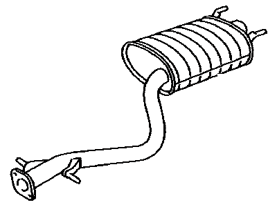 Lexus 17430-46660 Exhaust Tail Pipe Assembly