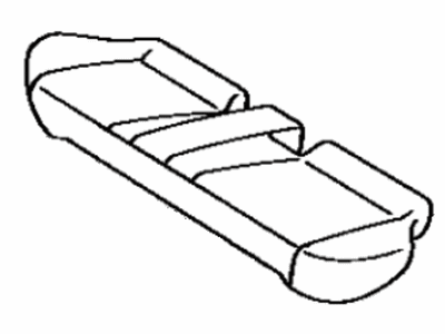 Lexus 71075-33170-C0 Rear Seat Back Cover (For Bench Type)