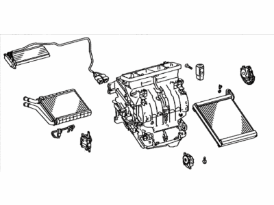 Lexus 87050-76010 Radiator Assembly, Air C