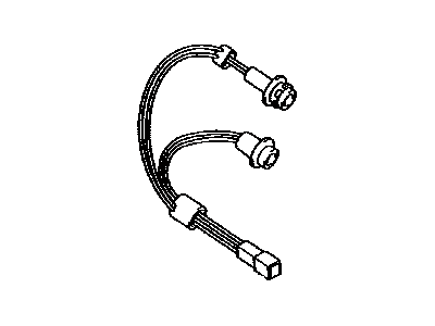 Lexus 81675-33170 Socket & Wire, Back-Up Lamp
