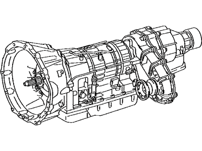 Lexus 35030-53040 Transmission Assembly, W/TRANSFER