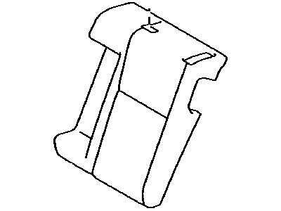 Lexus 71078-53092-B7 Rear Seat Back Cover Sub-Assembly, Left (For Separate Type)