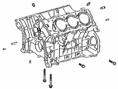 Lexus 11401-80832 Block Sub-Assy, Cylinder