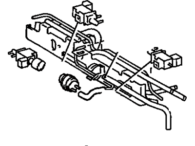 Lexus Secondary Air Injection Check Valve - 25701-20120