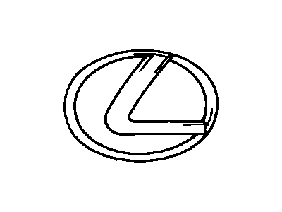 Lexus 75314-24020 Front Bumper Emblem