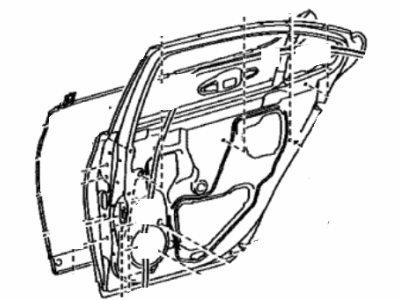Lexus 67004-50090 Panel Sub-Assy, Rear Door, LH