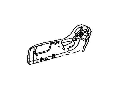Lexus 71811-50110-B0 Shield, Front Seat Cushion, RH