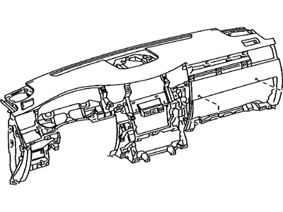 Lexus 55400-60071-E2 Pad Assembly, Instrument