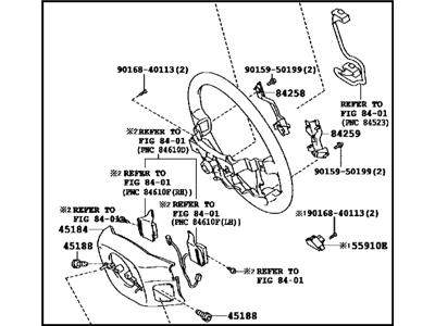 Lexus 45100-60730-C0 Steering Wheel Assembly