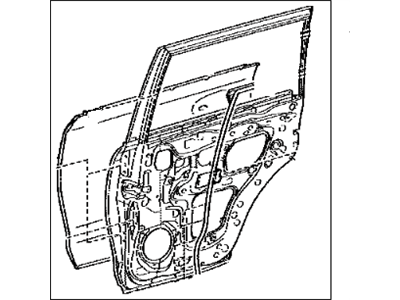 Lexus 67003-60421 Panel Sub-Assembly, Rear Door