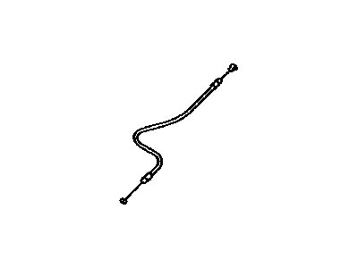 Lexus 72620-60060 Cable Assembly, Rear NO.1