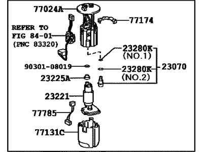 Lexus GX460 Fuel Sending Unit - 77020-35151