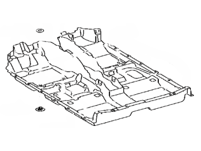 Lexus 58510-06650-C0 Carpet Assembly, Floor