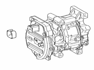 Lexus 88370-50030 Compressor Assembly, W/MOTER