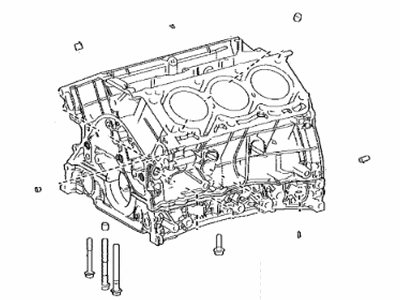 Lexus 11401-80843 Block Sub-Assy, Cylinder